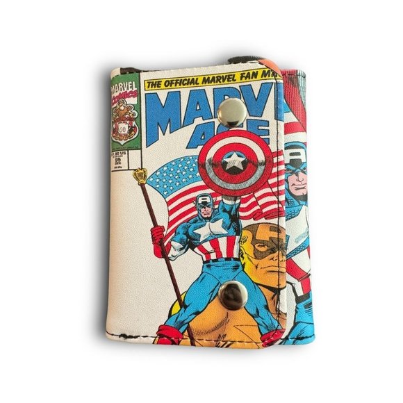 Mickey Mouse Neon Tri Fold Wallet & Captain America Trifold Chain Wallet - Picture 6 of 9